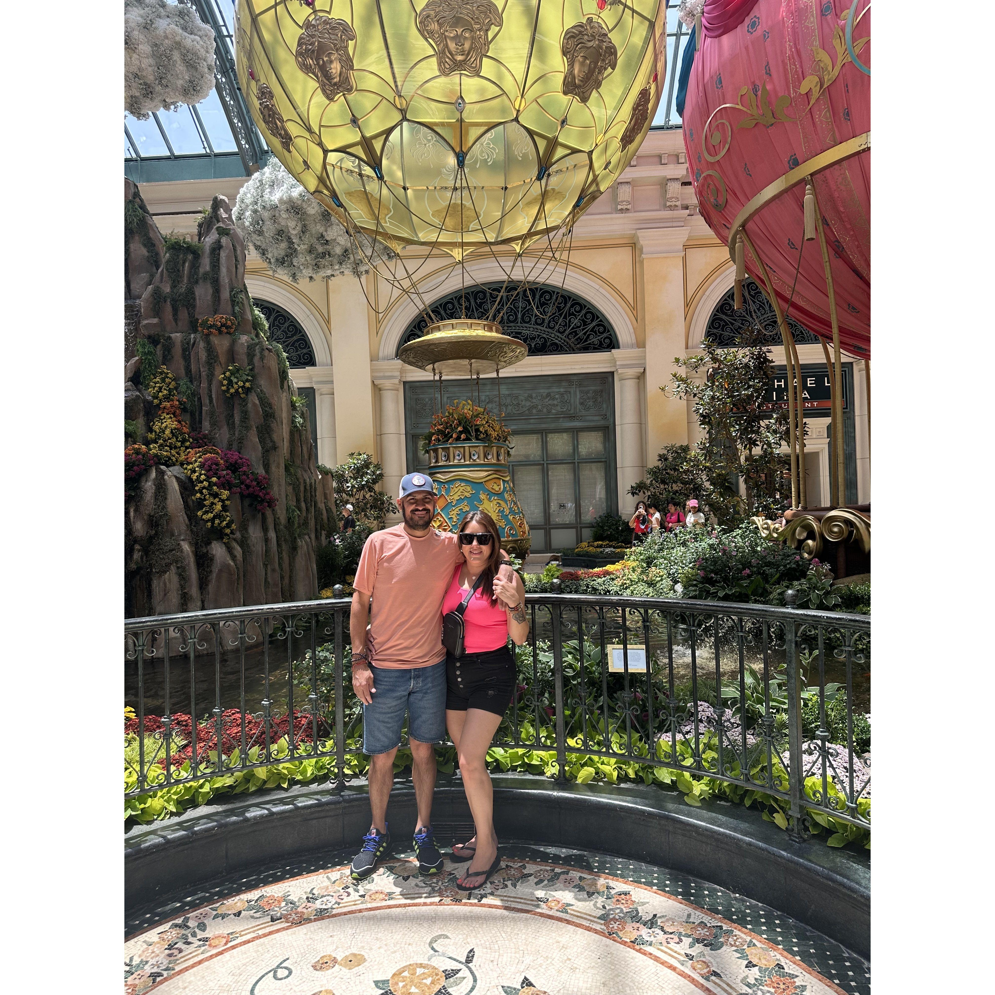 One of our MANY Vegas trips together