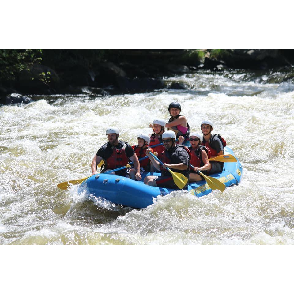 Whitewater rafting in Asheville, NC 2018.