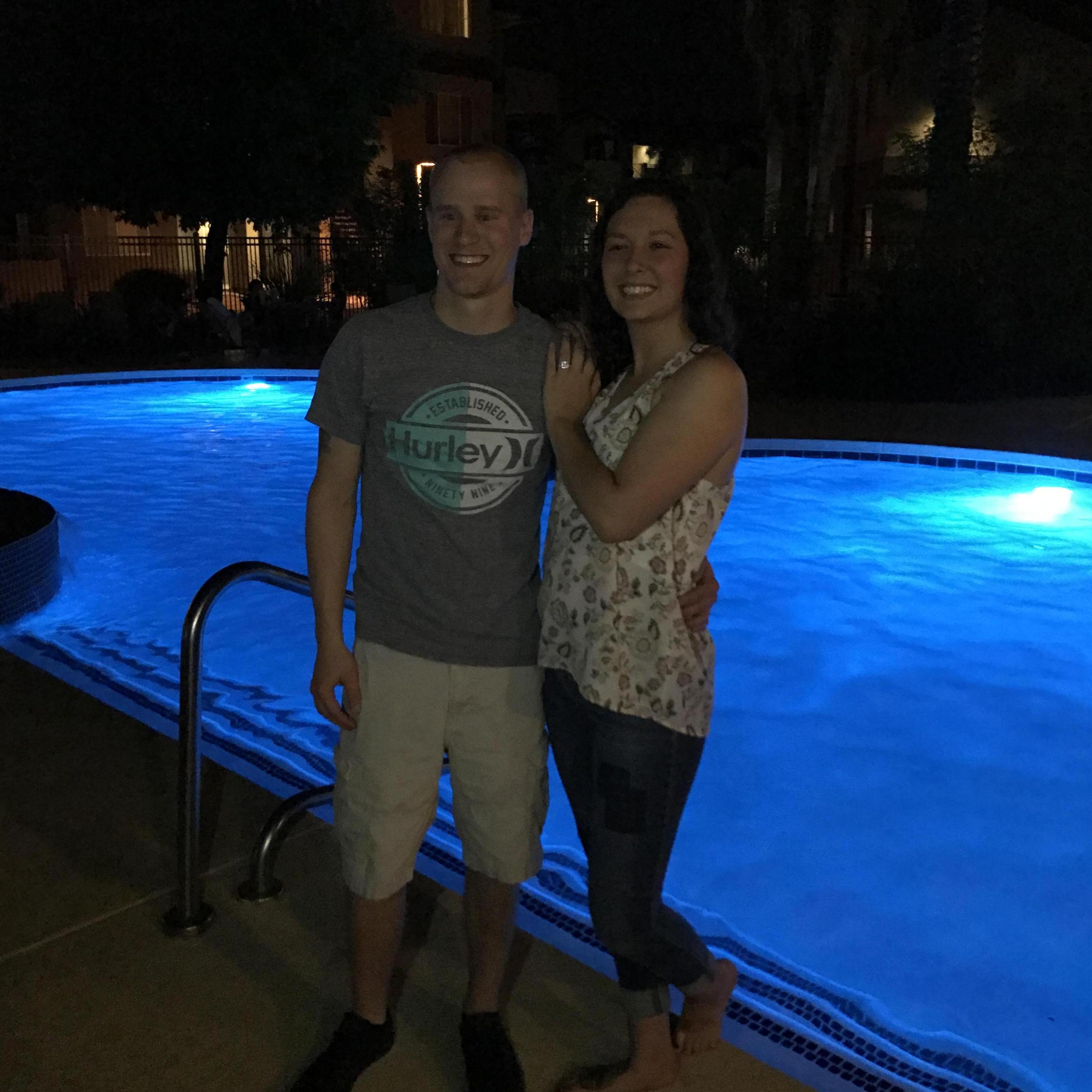 The night we got engaged. 05.27.17