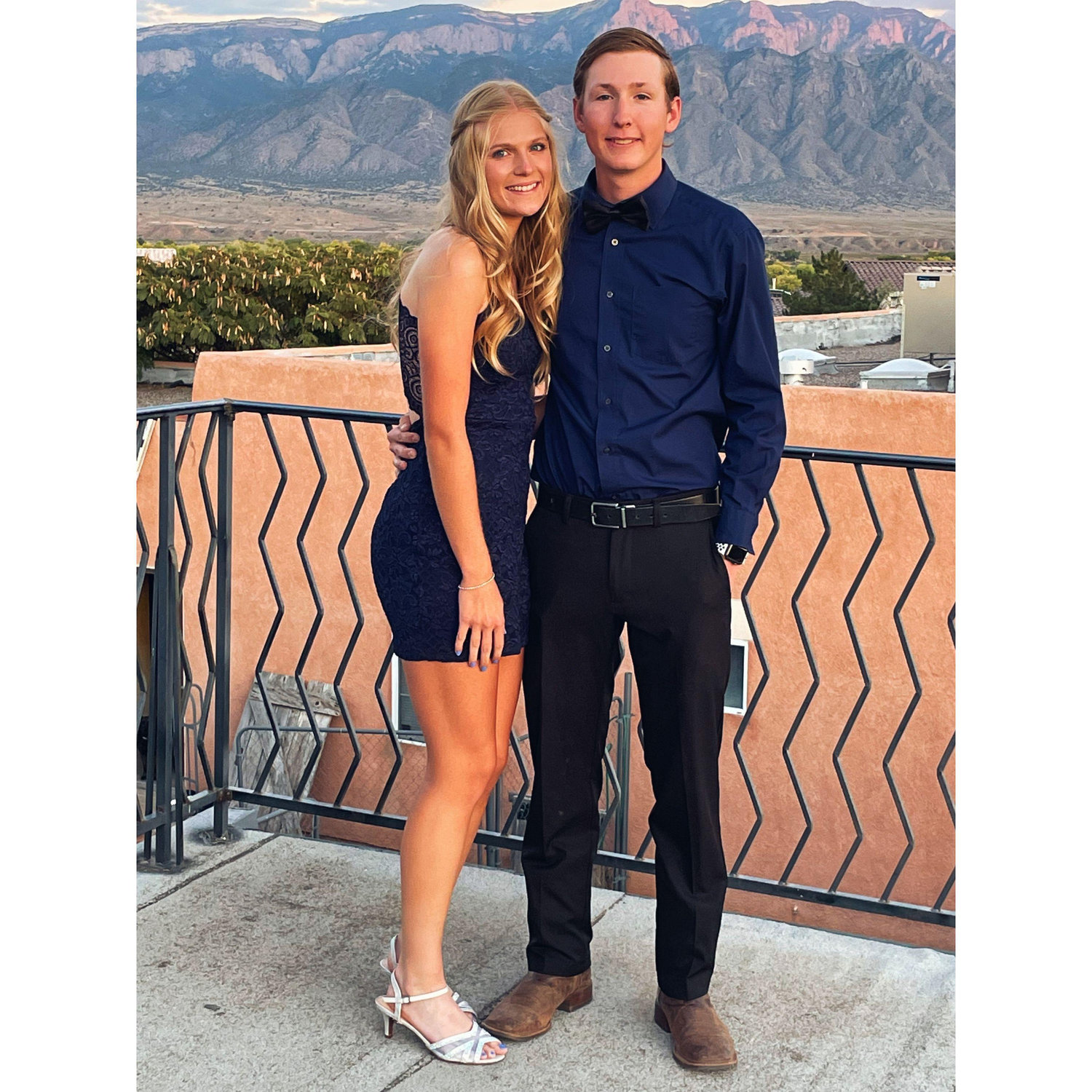 A few months into dating we went to homecoming together!
