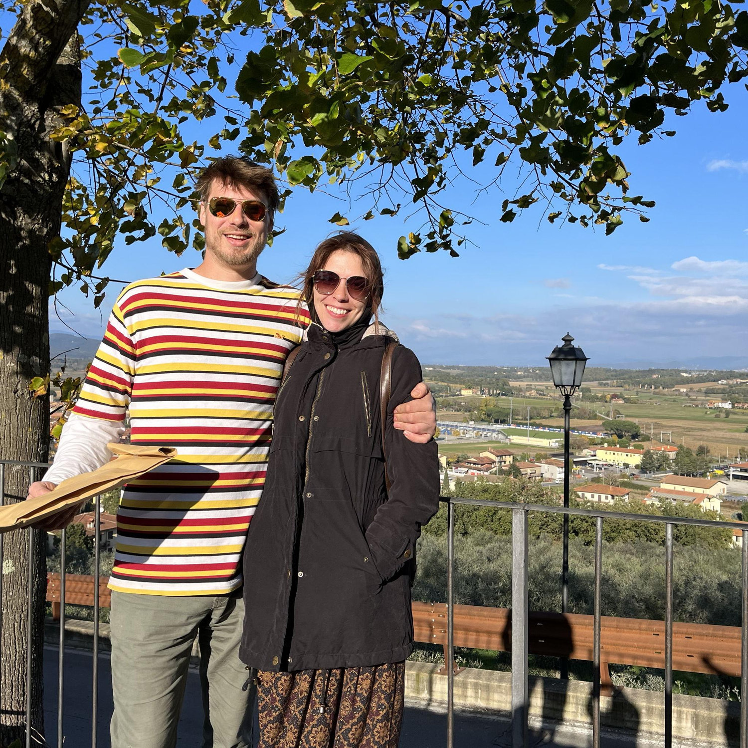 Overlook at Monte San Savino (after the best lasagna of our lives)