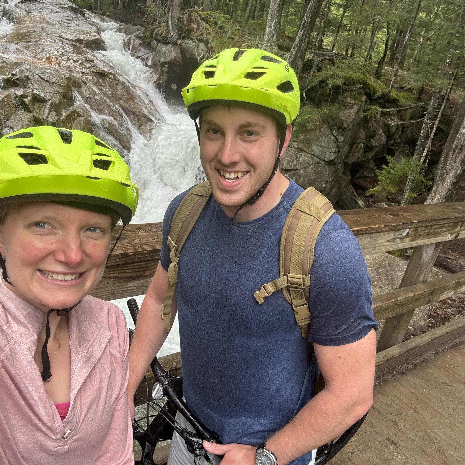 Another adventure biking through the white mountains
