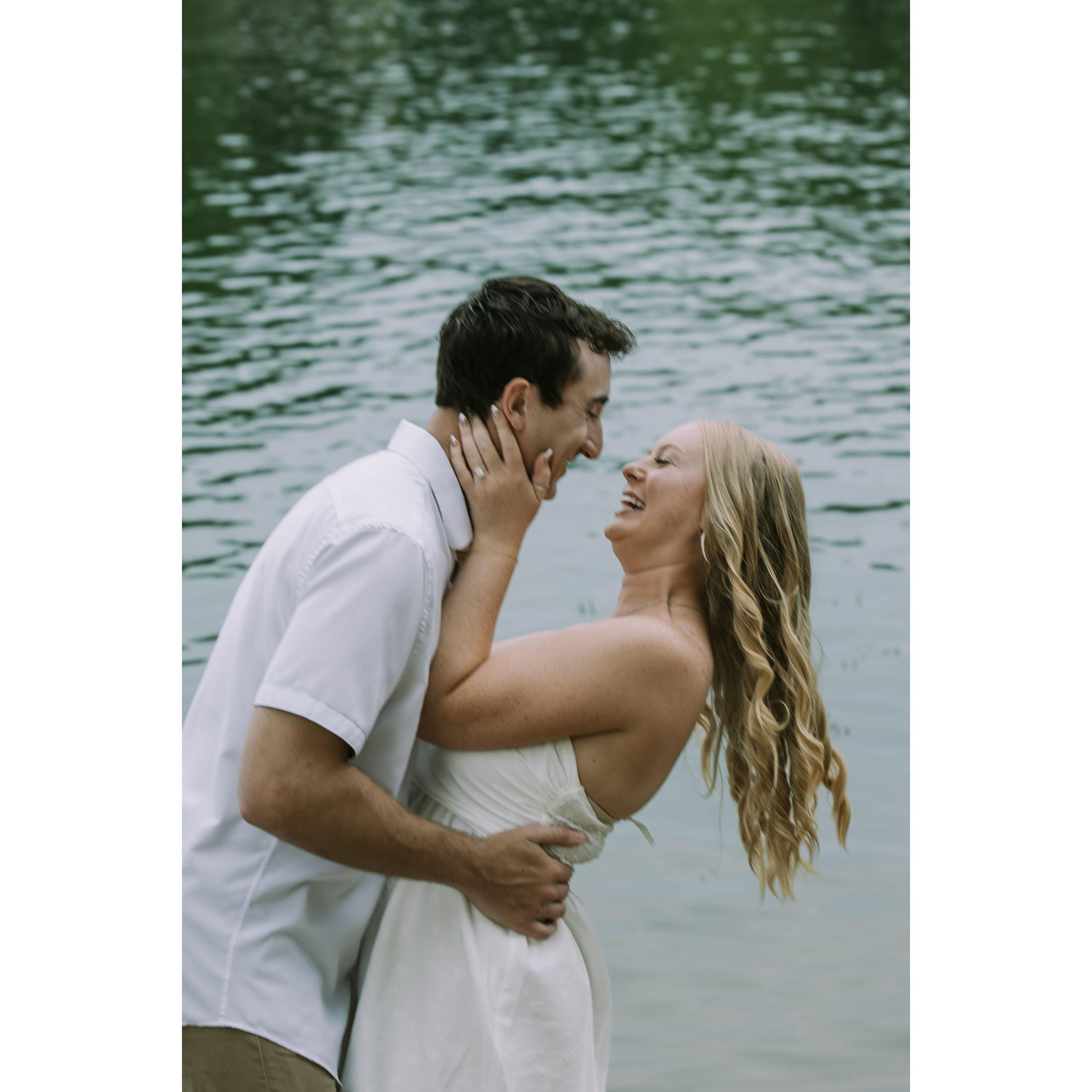 Our Engagement Photoshoot on the Lake