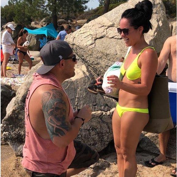 When Kyle popped the question
