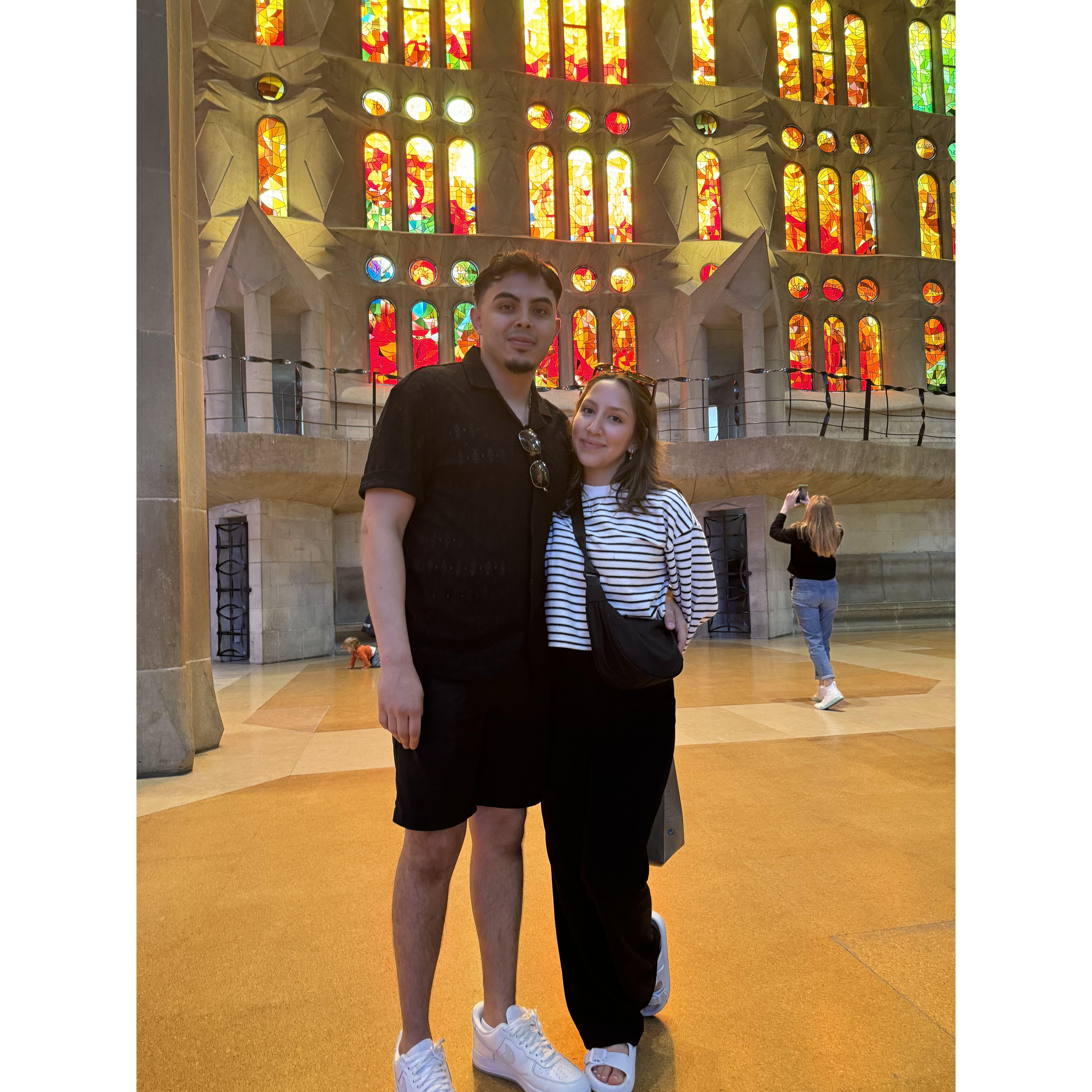 La Sagrada Famila, Barcelona, Spain