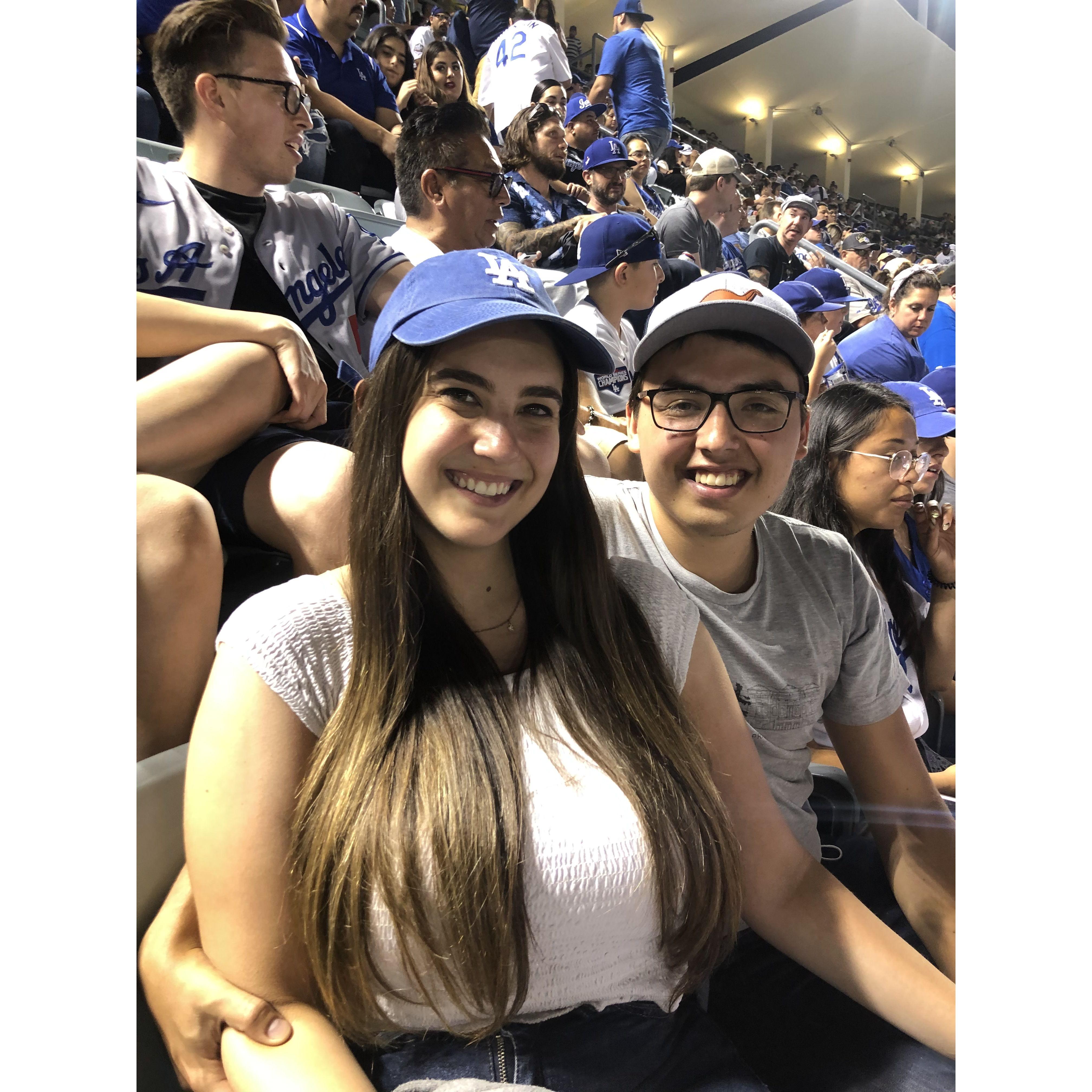 We always love Going to a Baseball Game (Go Yankees!)