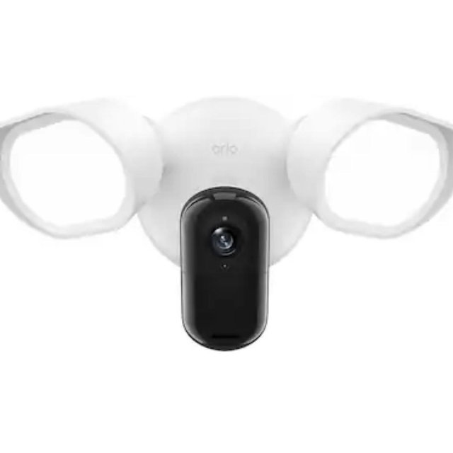 Arlo - Wired Floodlight Security Camera - FLW2001 - White