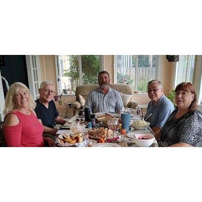 Family gatherings in BettyLou's Florida Room