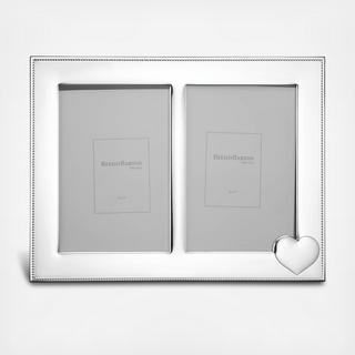 Precious Heart Double Invitation Frame
