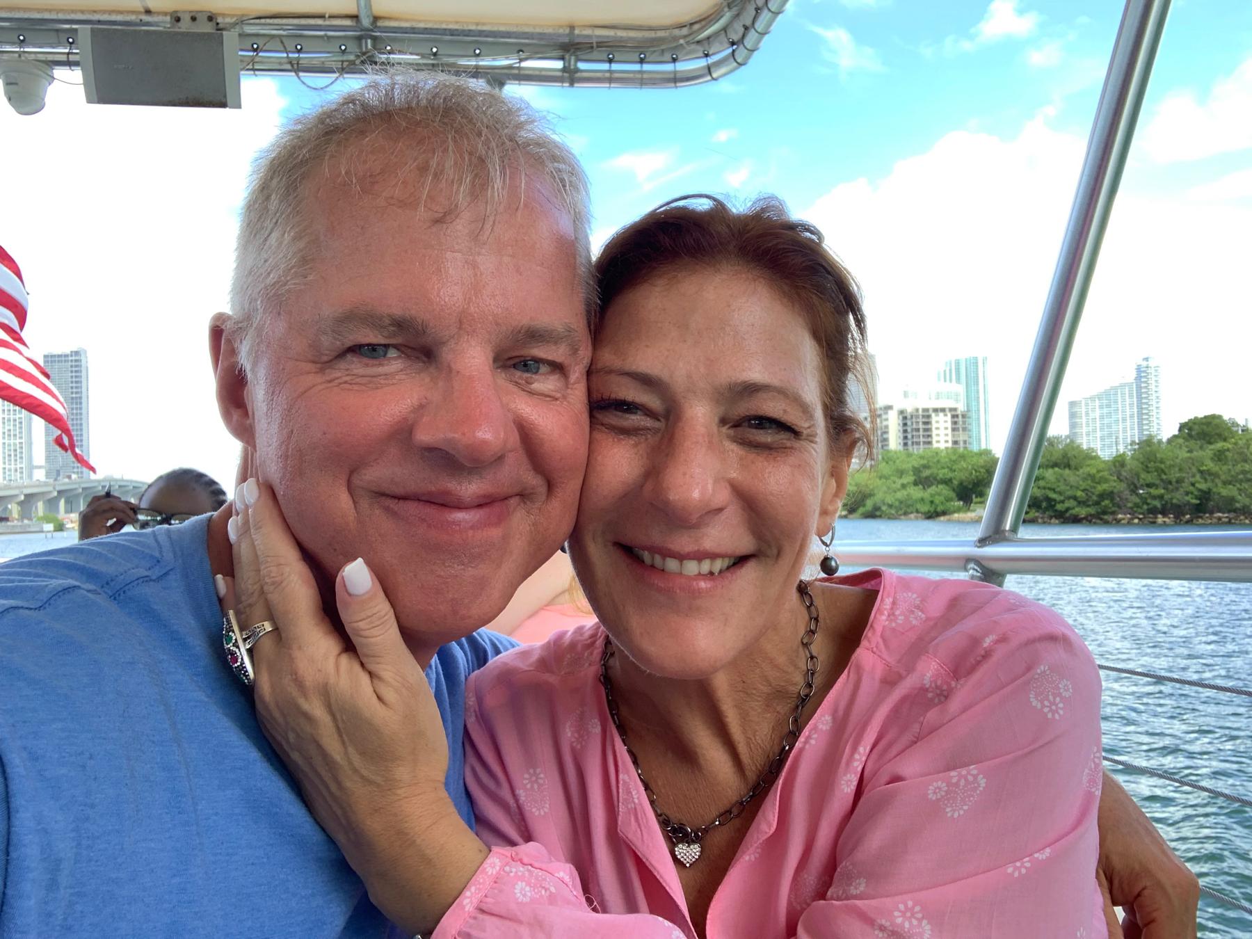 Our first “date”. Boat ride around Downtown Miami & Miami Beach. Watched dolphins play along the side of the boat. Boy & Girl realized they had found each other. At Last love was here and it belonged to Us. the rest you have been part of. Thank you!