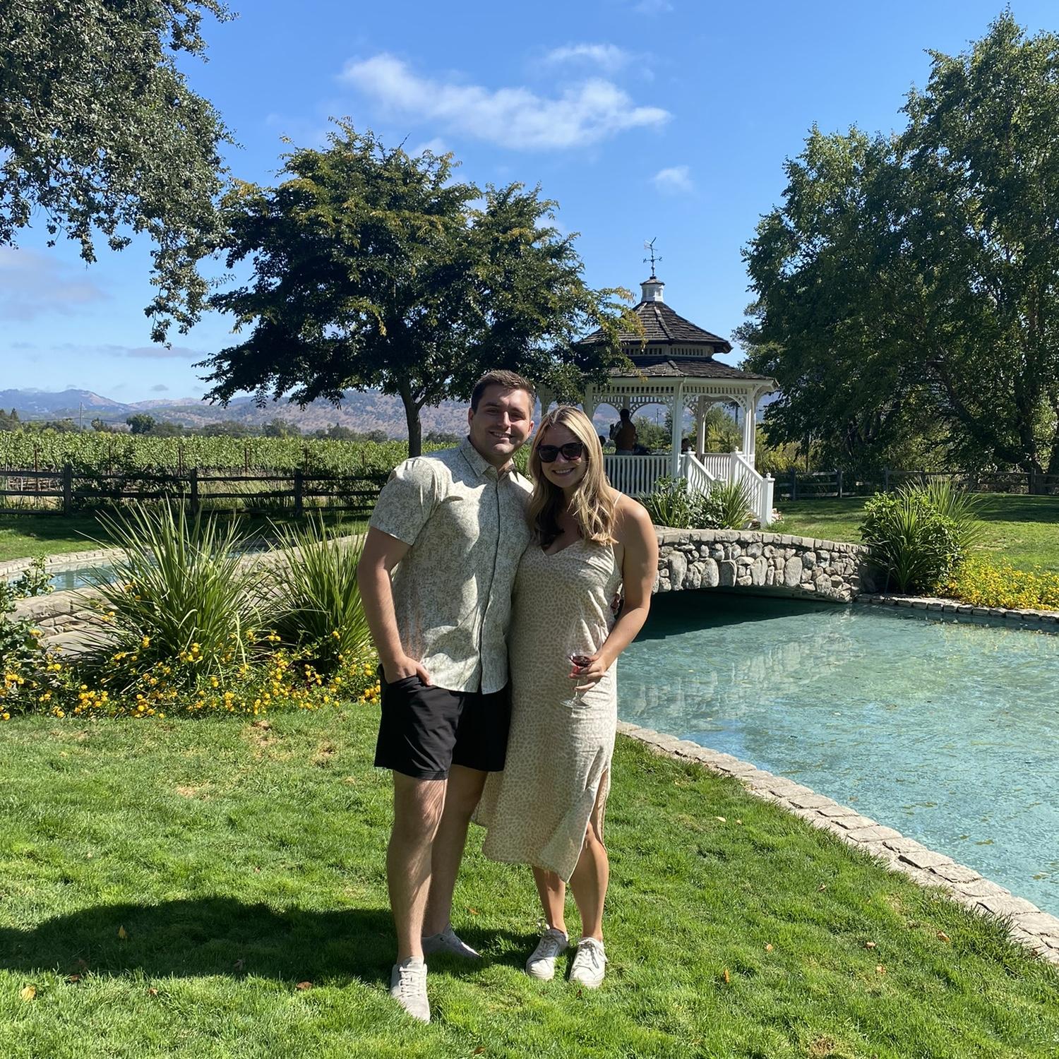 Our favorite winery in Napa, Far Niente!