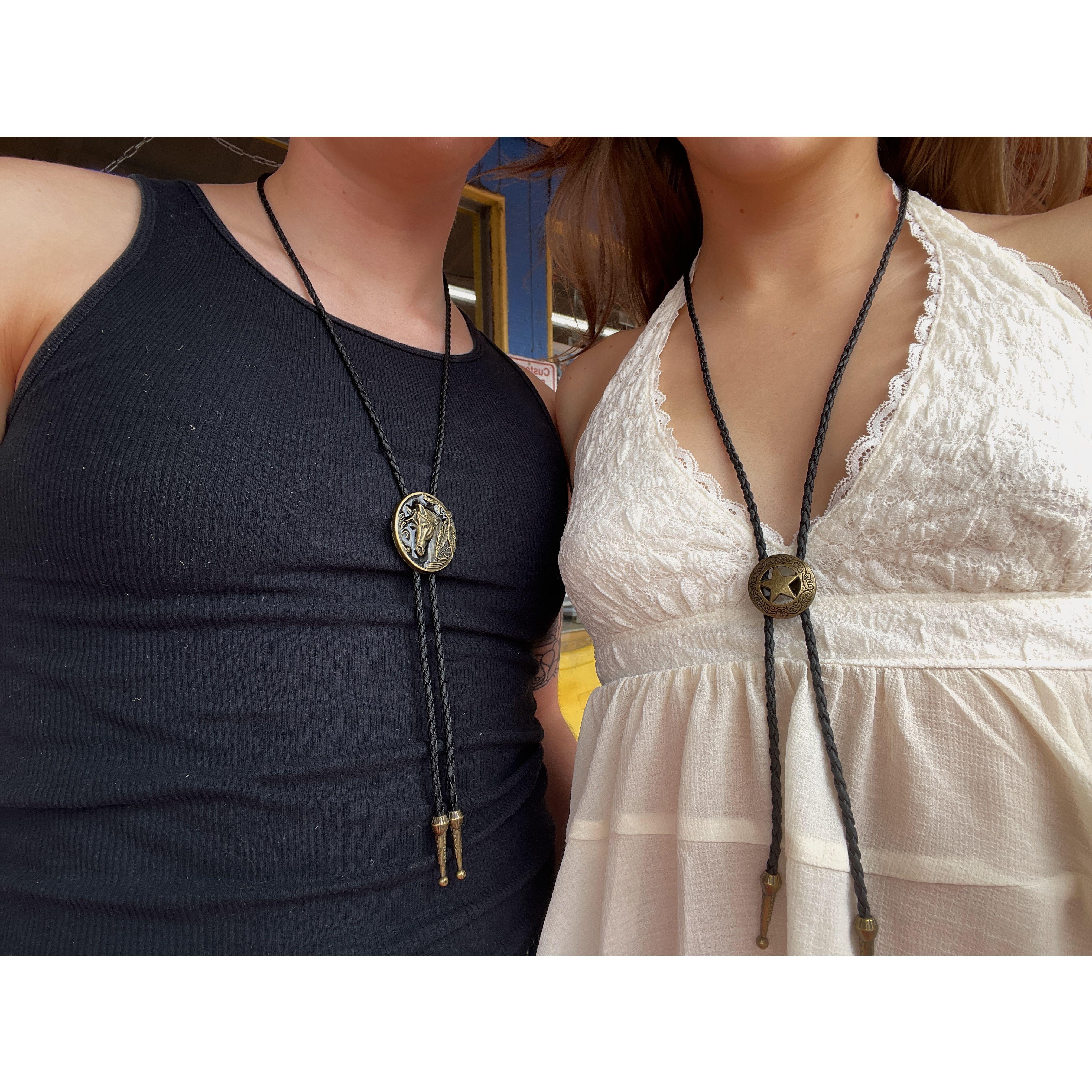 After getting coffee (of course), we stopped at an antique/thriftstore (double of course) and we both got a bolo tie!