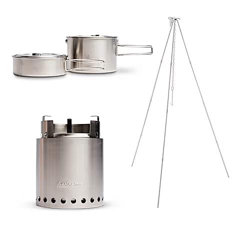 Campfire Camp Stove Cooking Bundle