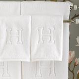 Auberge Monogrammed Hand Towel, Set of 4