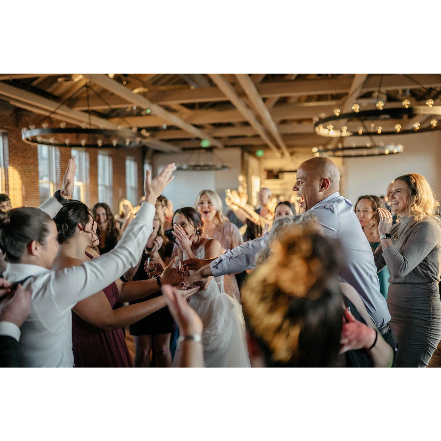 The very moment our love story began. In the middle of the dance floor at our best friend's wedding.