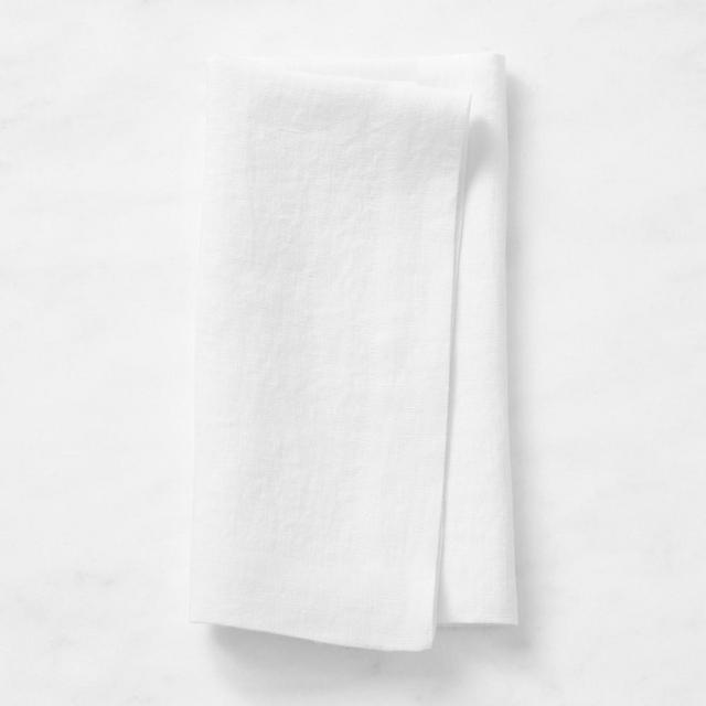 Signature Linen Napkins, Set of 8, White