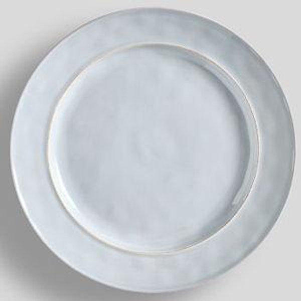 Cambria Handcrafted Stoneware Dinner Plates, Set of 4 - Chambray