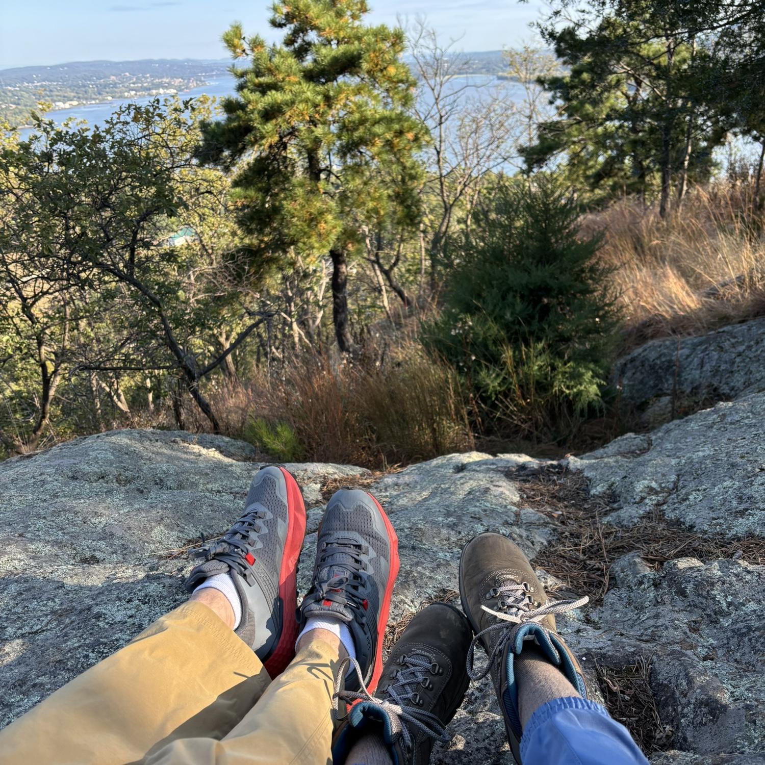 A perfect weekend for us starts with some movement - this is from another hike in CT.