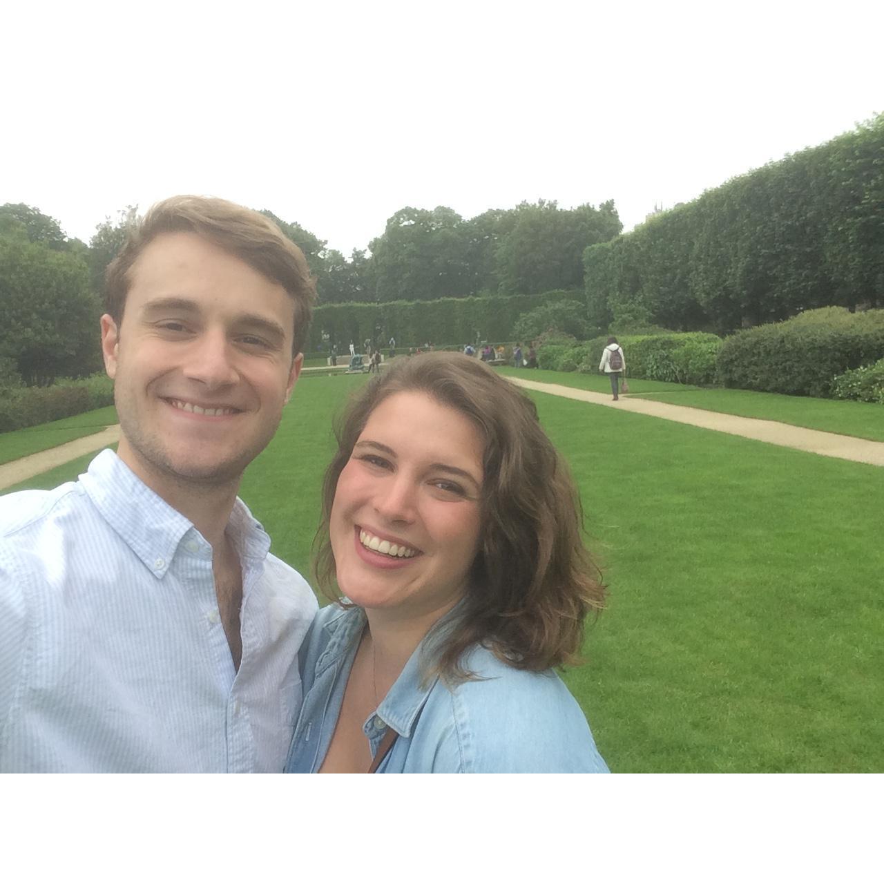 A snap at the Rodin Museum in Paris, France during Zach and Emily's first (of many!) international trips together in 2016.