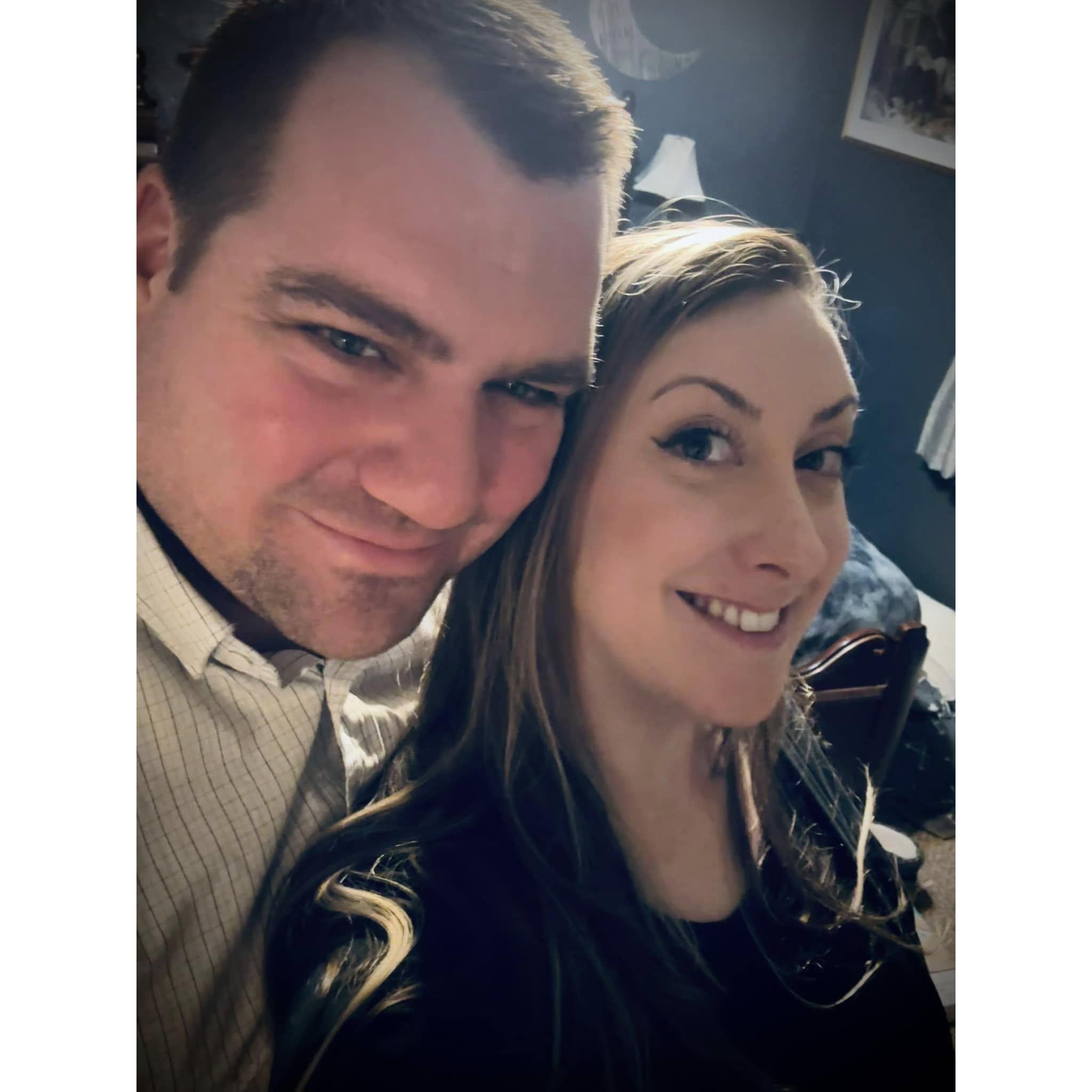 In January of 2024, they had a date night by eating at Pappa's seafood, the restaurant they had their first date at.