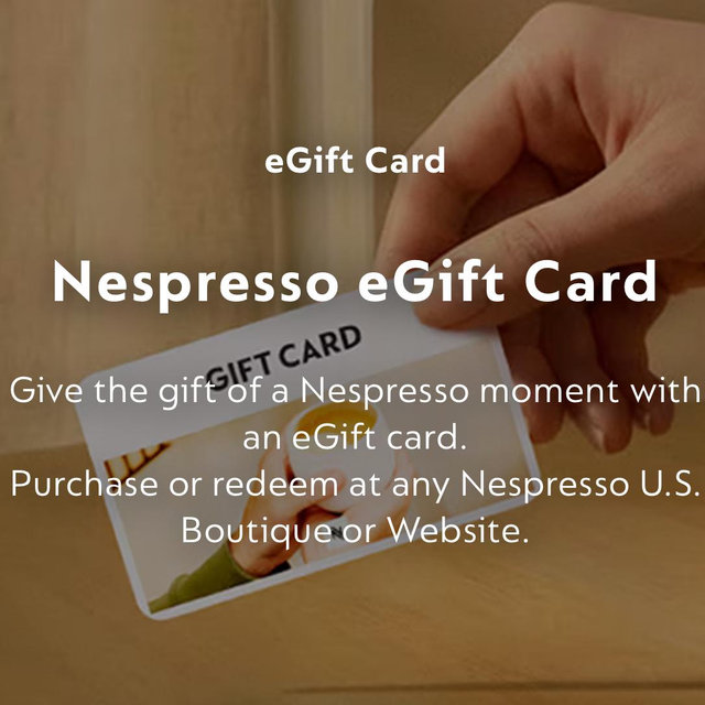 Purchase a Coffee eGift Card | Nespresso USA