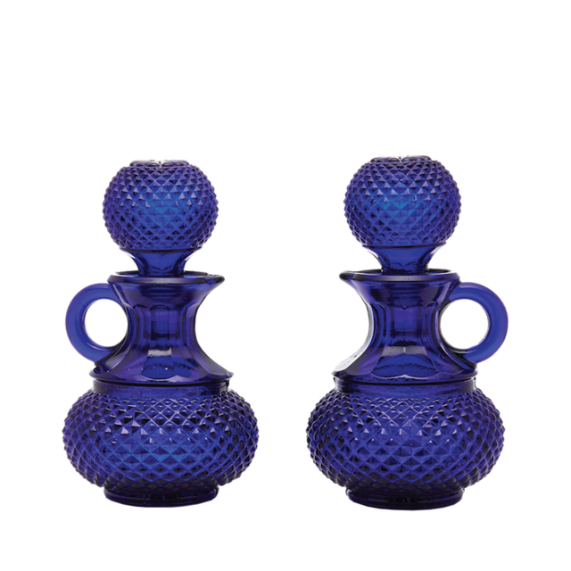 Galeano Oil and Vinegar Set in Blue