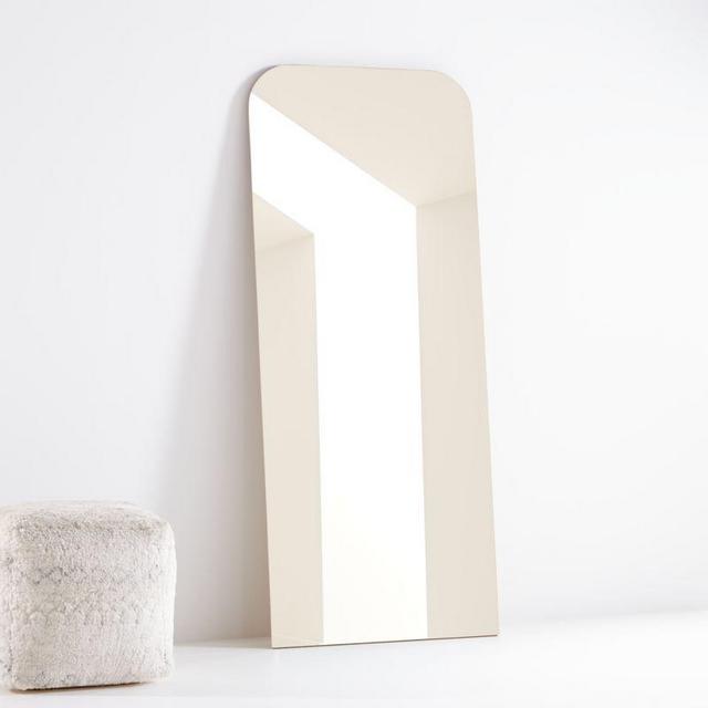 Edge Brass Arch Floor Mirror
