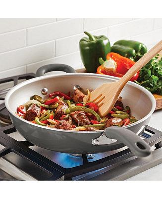 Create Delicious Aluminum Nonstick 12.5" Open Deep Skillet