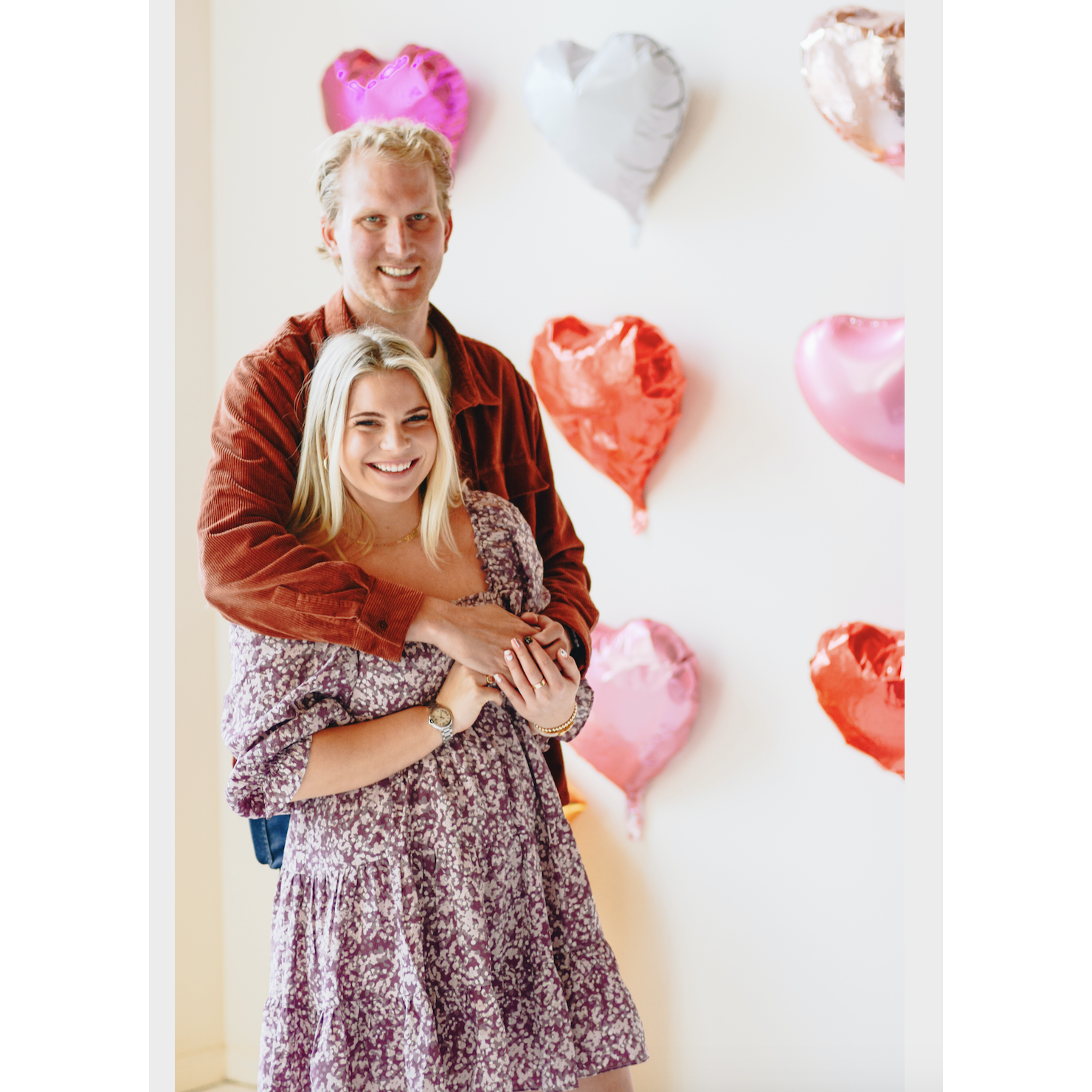 I roped Stephen into a Valentine's shoot one year ;)