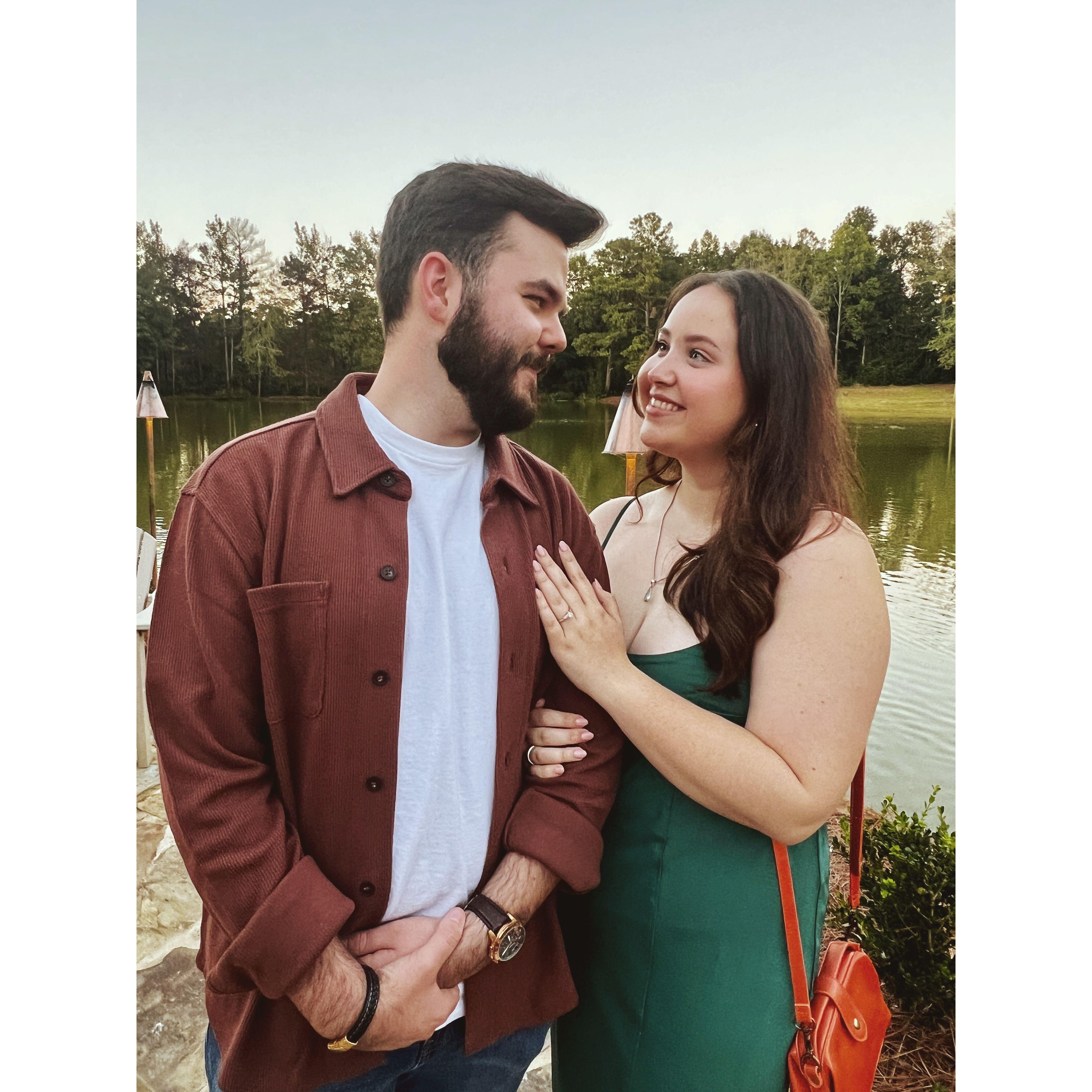 Moments after Sierra said yes. <3