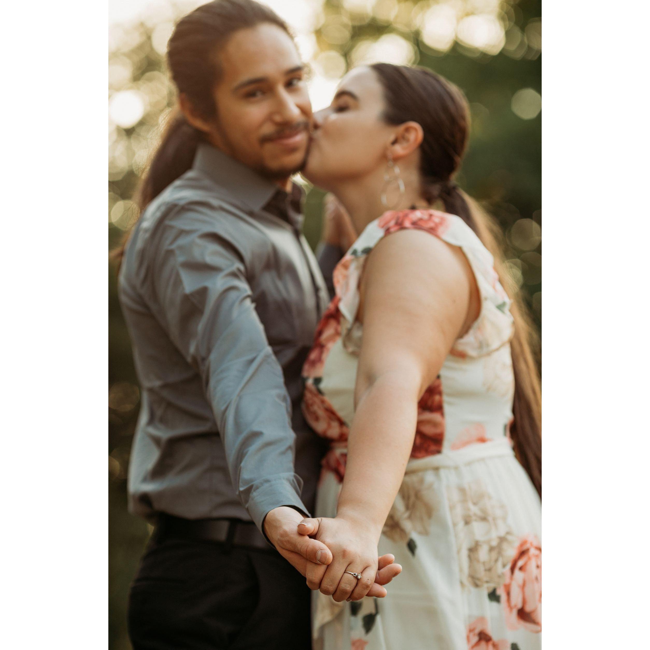 On the same trip where John Michael was in Nebraska, we got our engagement photos taken. Here are a few that we love!