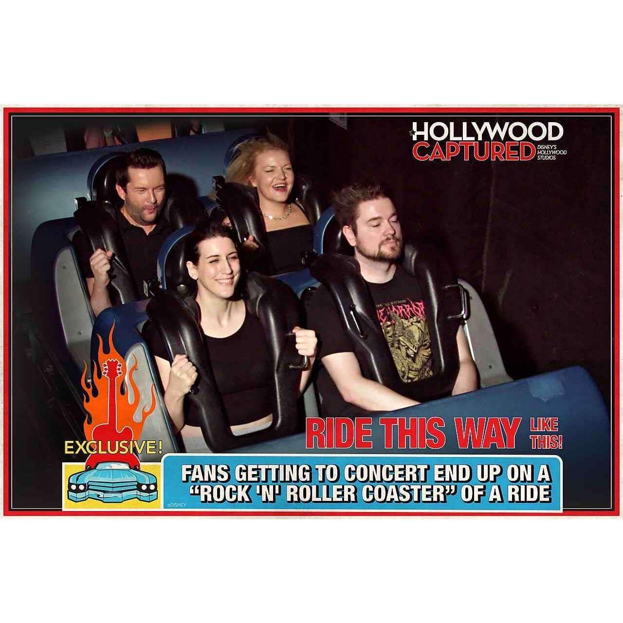 Disney trip! Matt was fully zen being blasted out of the Rockin Rollercoaster.