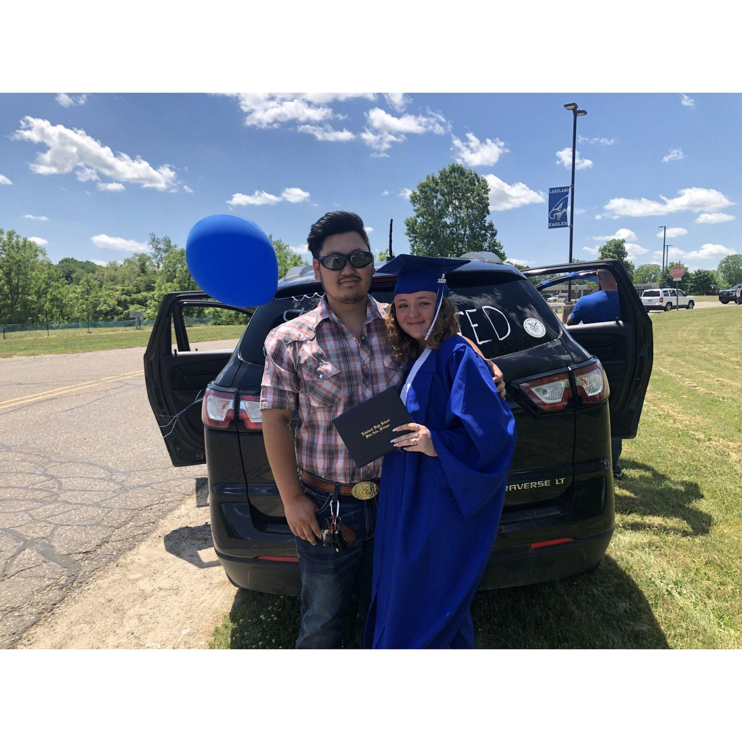 Haylees high school graduation.