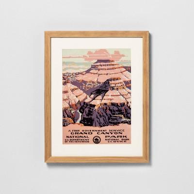 12" x 15" Grand Canyon Framed Wall Art - Hearth & Hand&#8482; with Magnolia