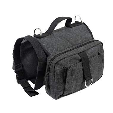 OneTigris Dog Pack Hound Travel Camping Hiking Backpack Saddle Bag Rucksack for Medium & Large Dog