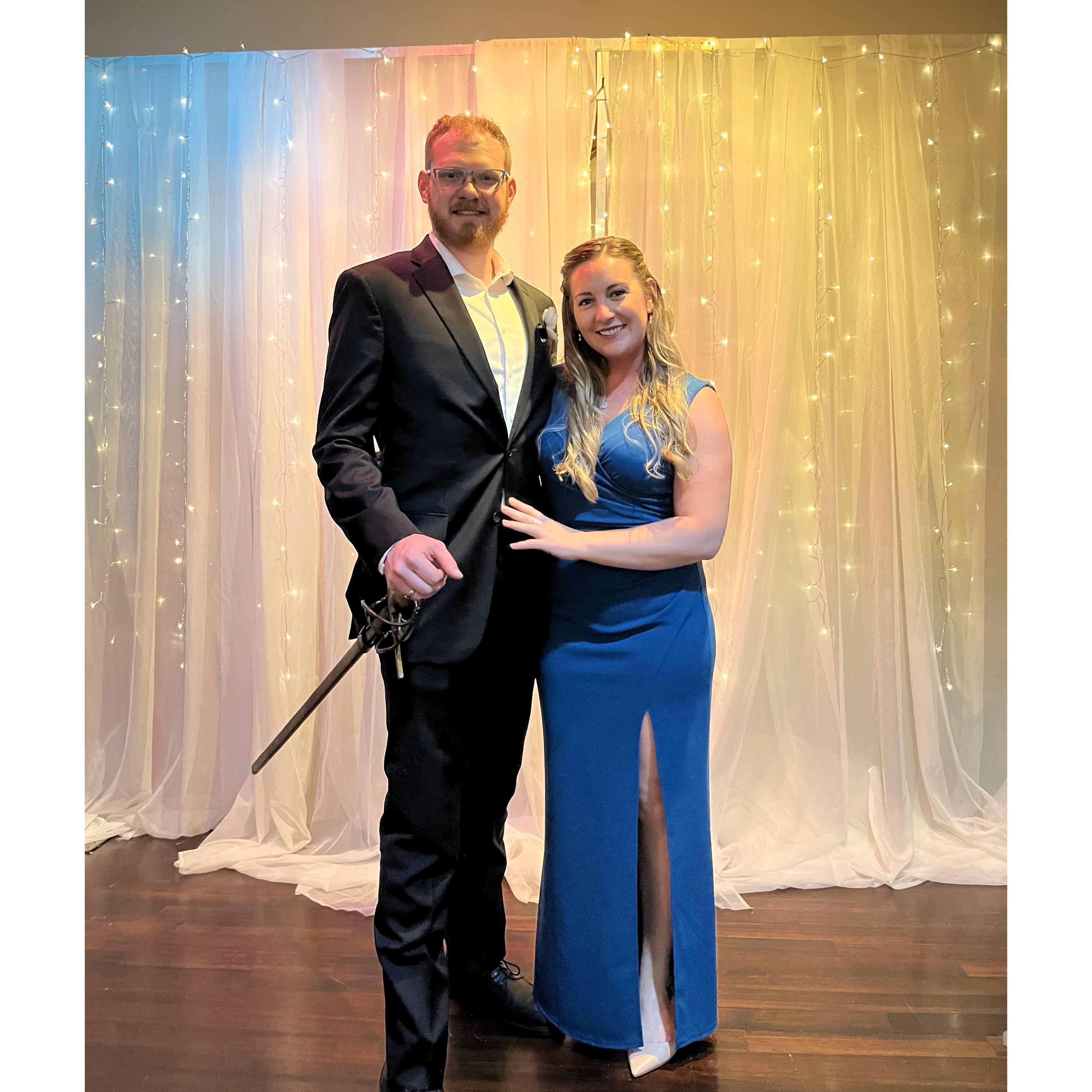 All cleaned up for the Reynold's wedding last May