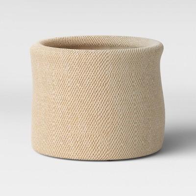 10&#34; Weaved Concrete Planter Tan - Opalhouse&#8482;