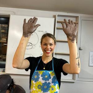 Pottery class for two