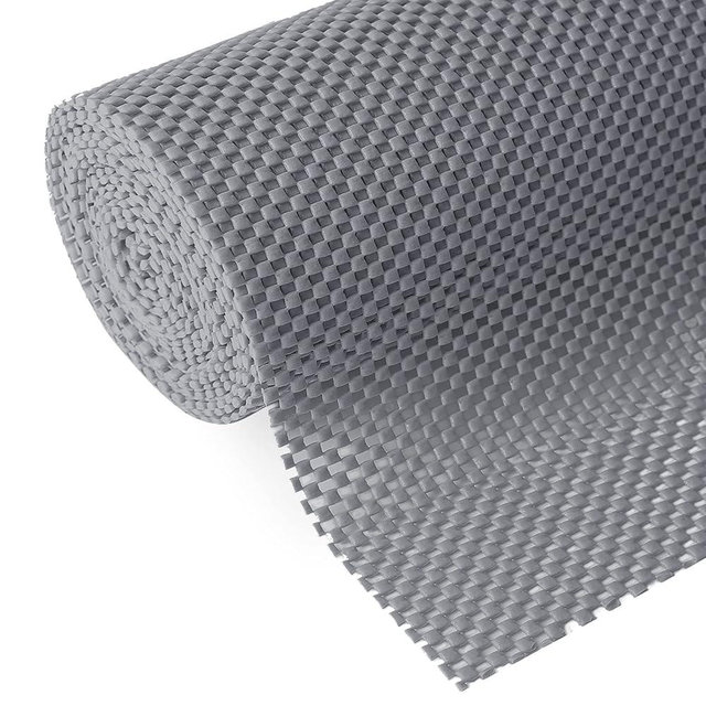 Shelf Drawer Liner Non-Adhesive Non Slip Durable Strong Long Size 12 in X 20ft for Drawers, Shelves, Cabinets, Storage, Kitchen and Desks, Gray