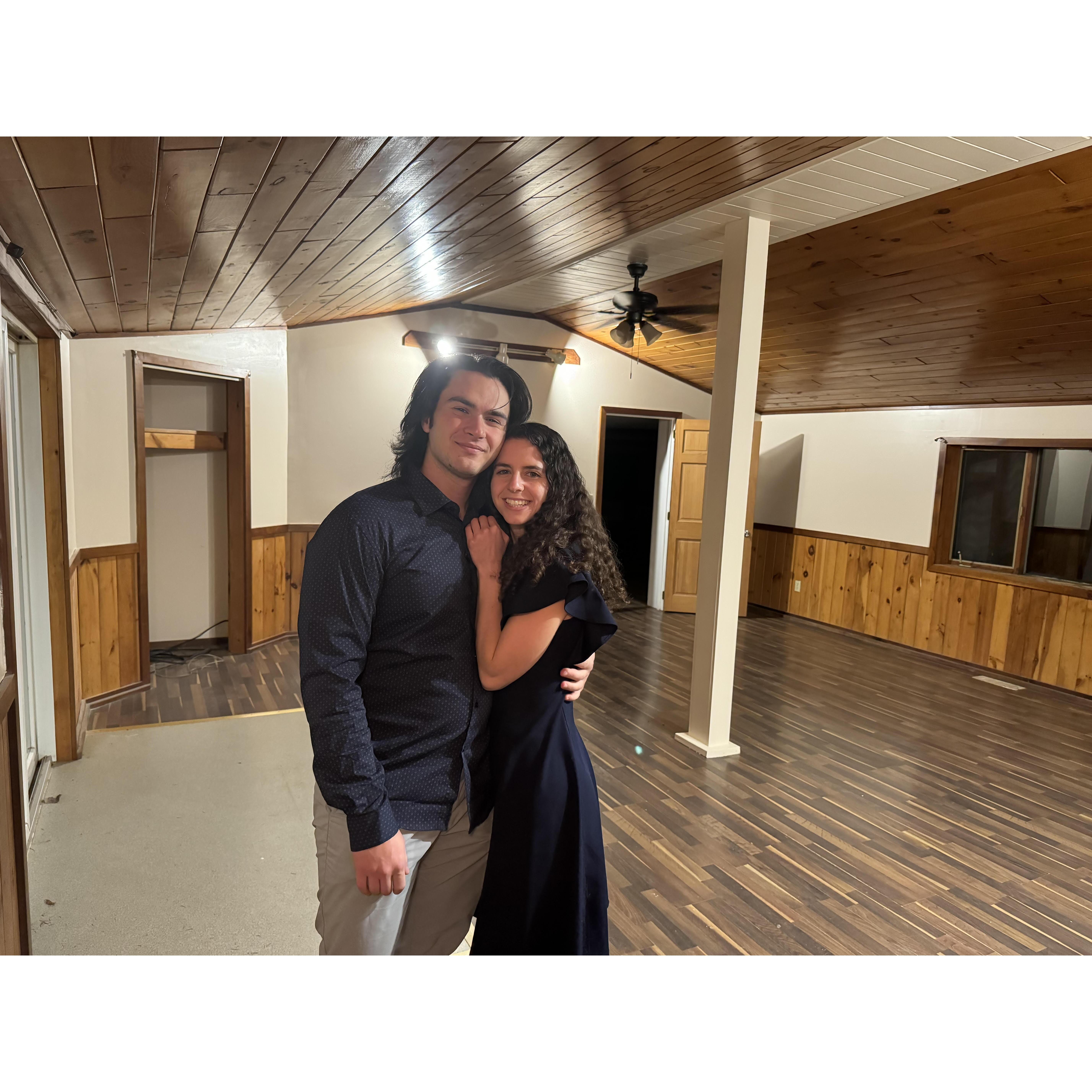 When we moved into our home together