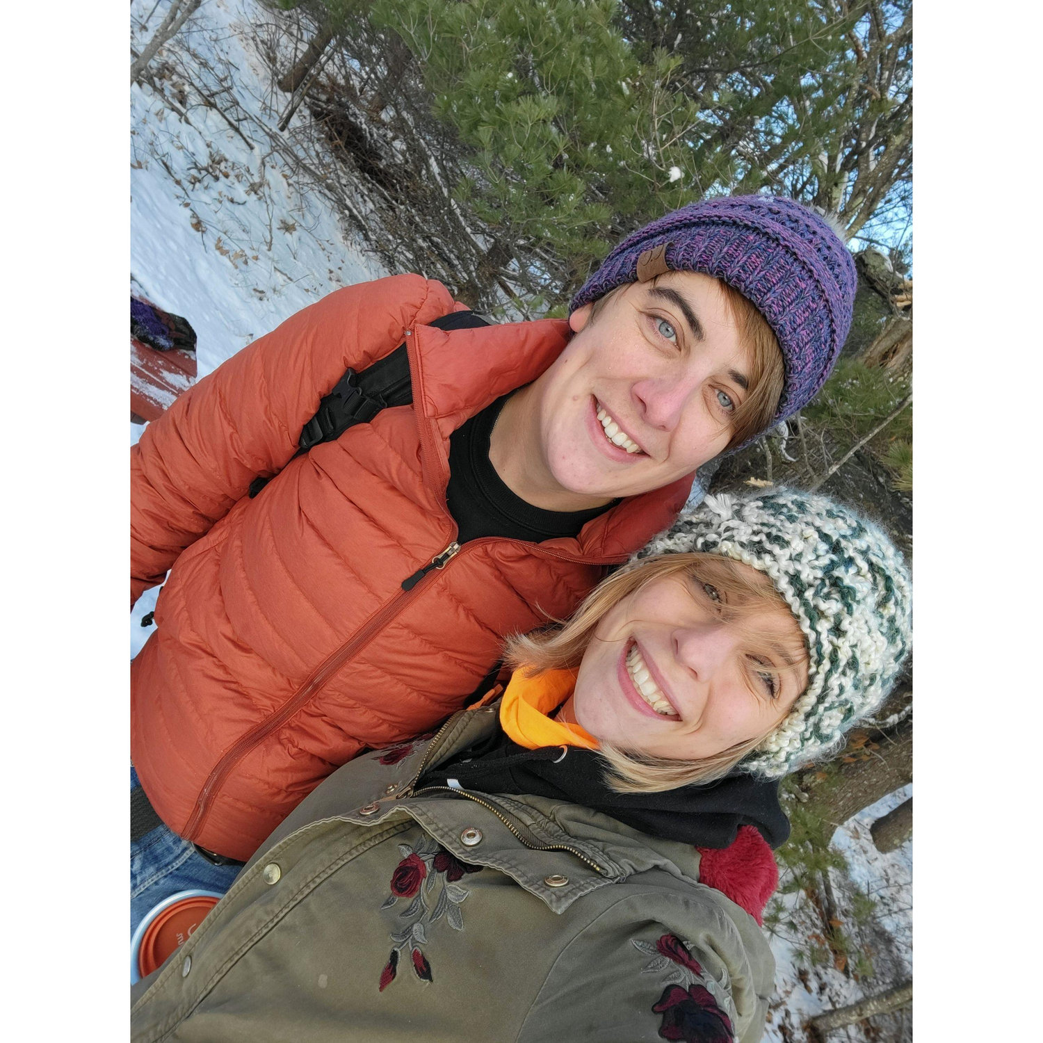 A winter hike!