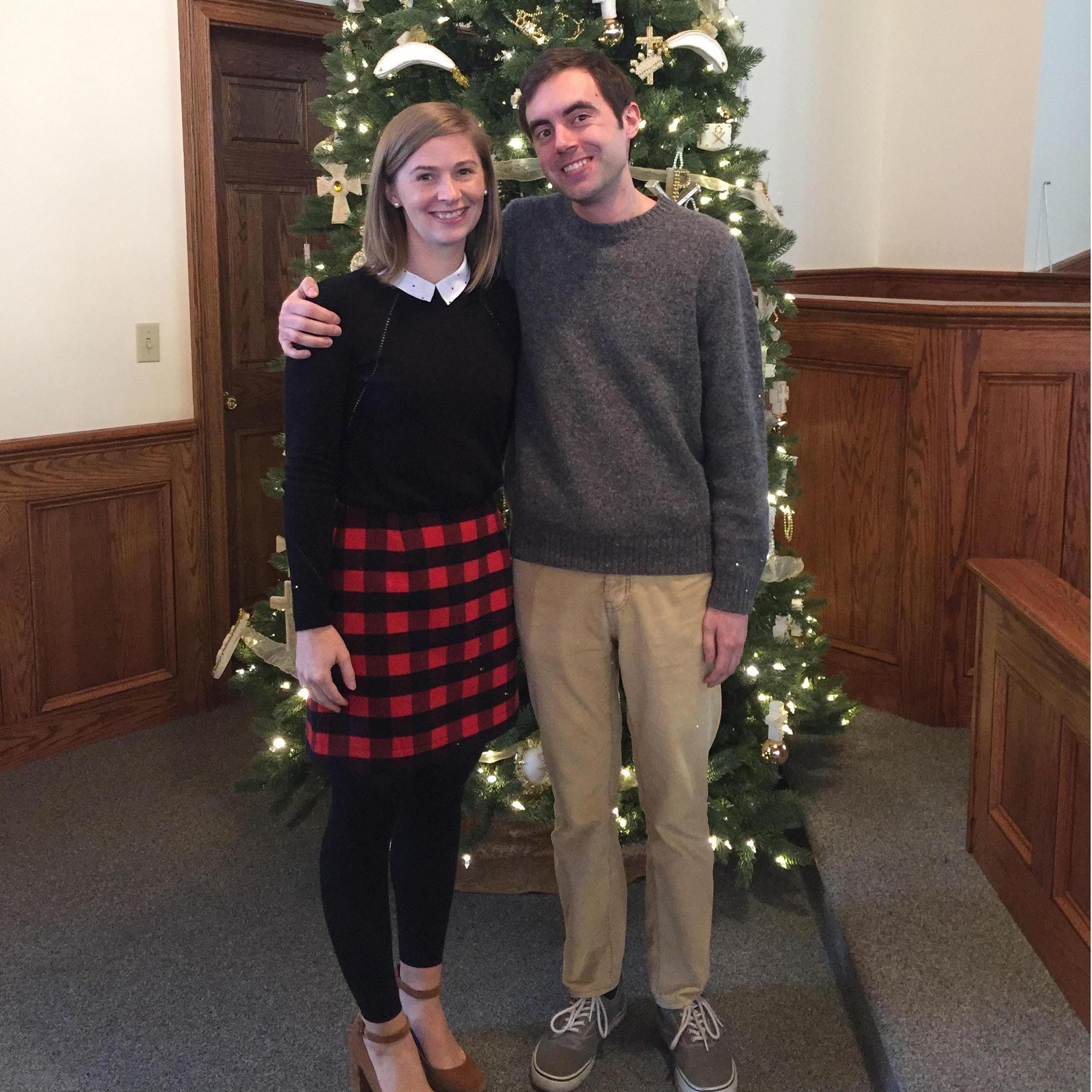 Christmas 2018. Ryan got to visit Lauren's hometown for the first time and see where he is getting married in August 2019!