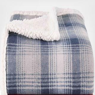 Nordic Plaid Throw Blanket