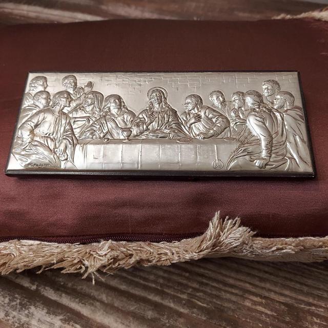 last supper in silver