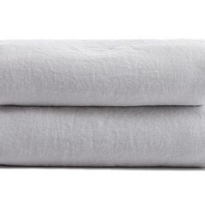 Linen Fitted Sheet  (Color-Bone, Size-King)