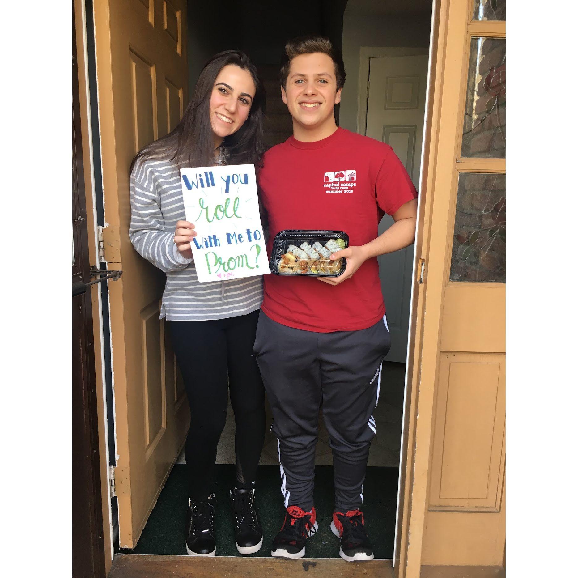 Zoë's prom-posal to Isaac