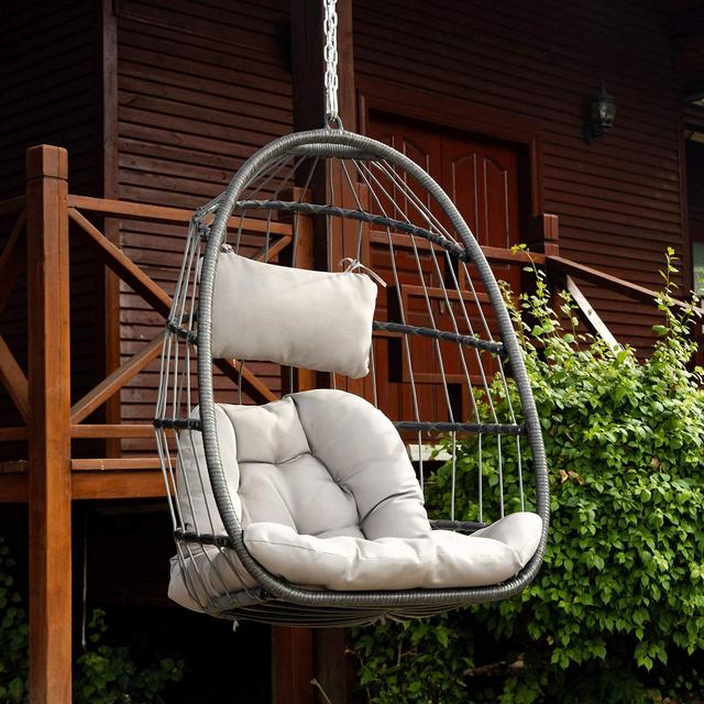 Wicker Rattan Hammock Swing Chair