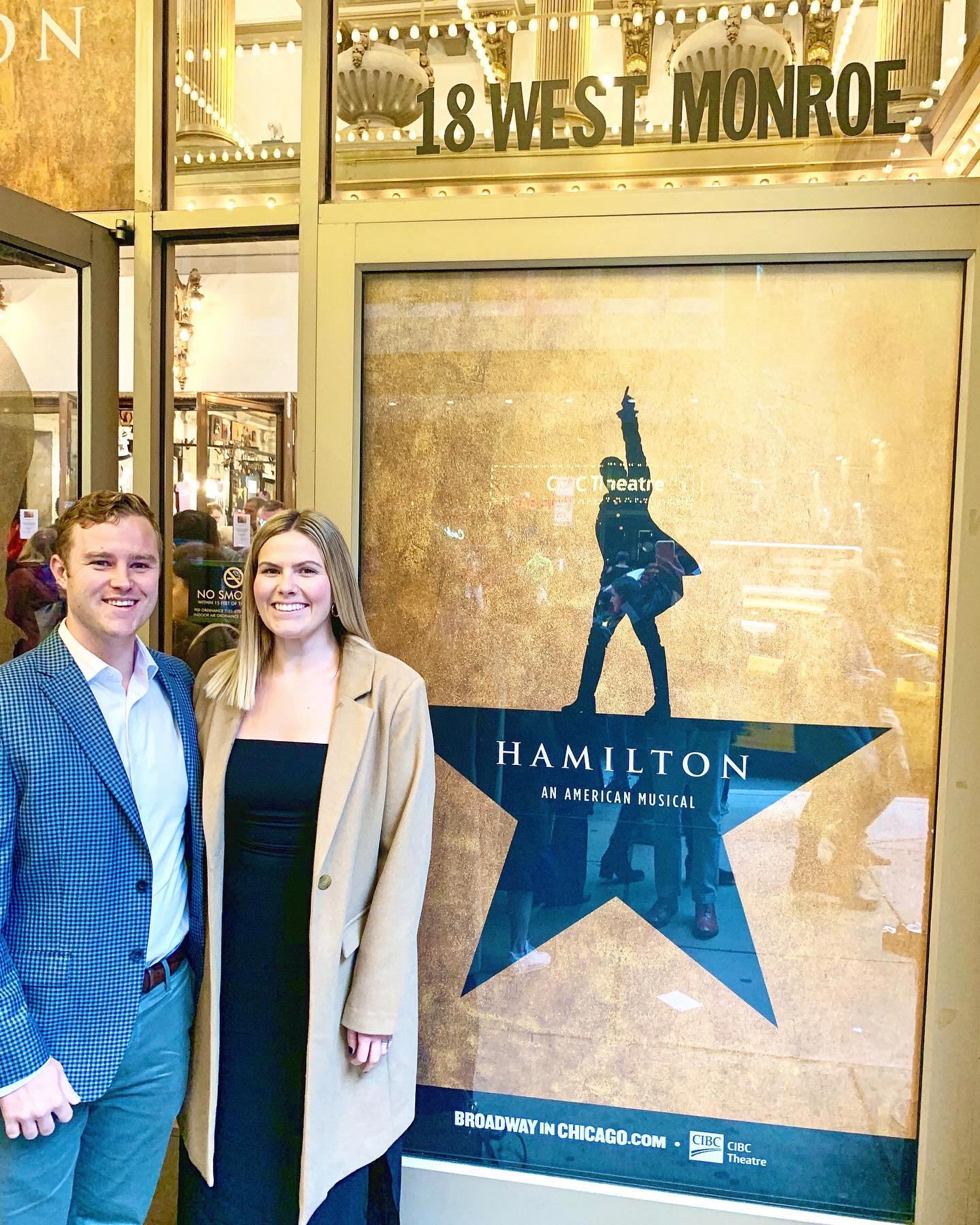 "You walked in and my heart went 'Boom.' -Eliza Hamilton [Chicago, IL]