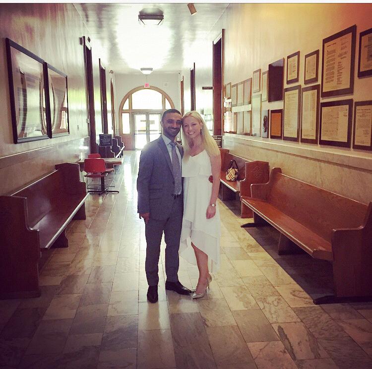 6/9/2017 Our "First" wedding at the courthouse.