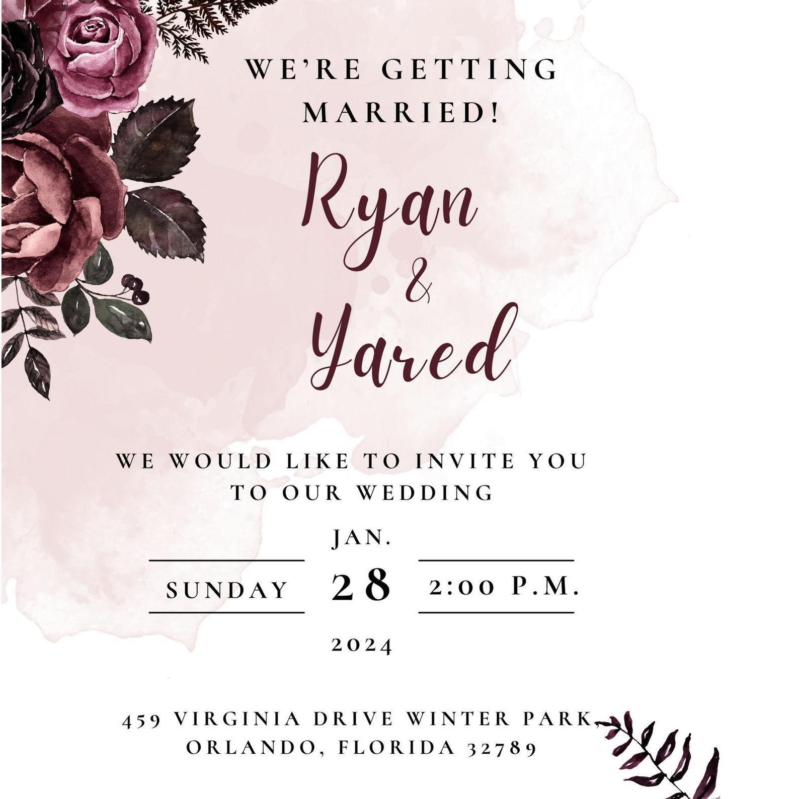 We will be happy to share this special moment with you!